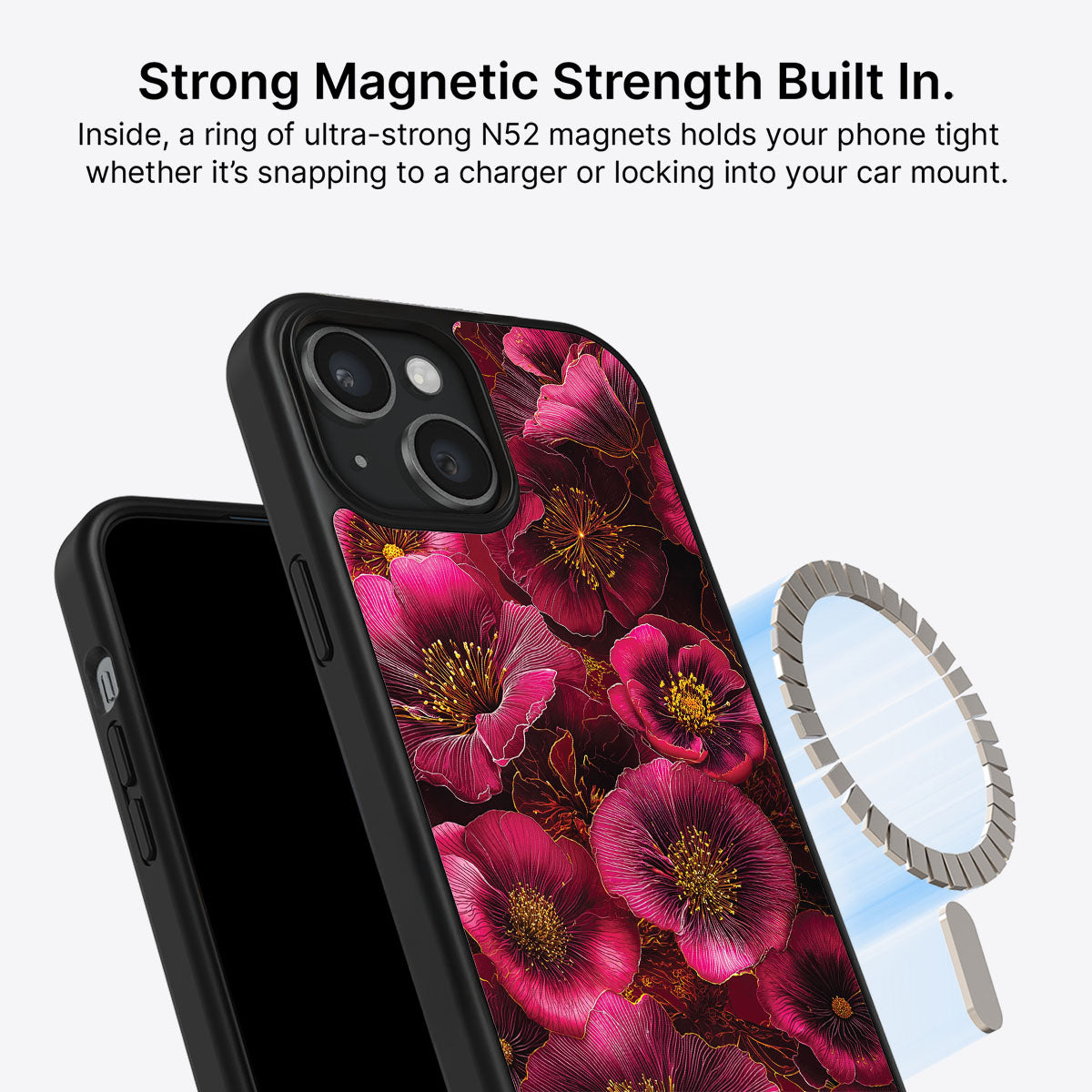 iPhone 14 Plus Case with MagSafe – Ruby Flora