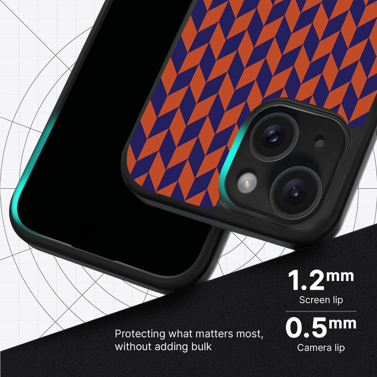 Twilight Chevron - iPhone 14 Plus Case #case type_core (magsafe), #case type_core (non magsafe)