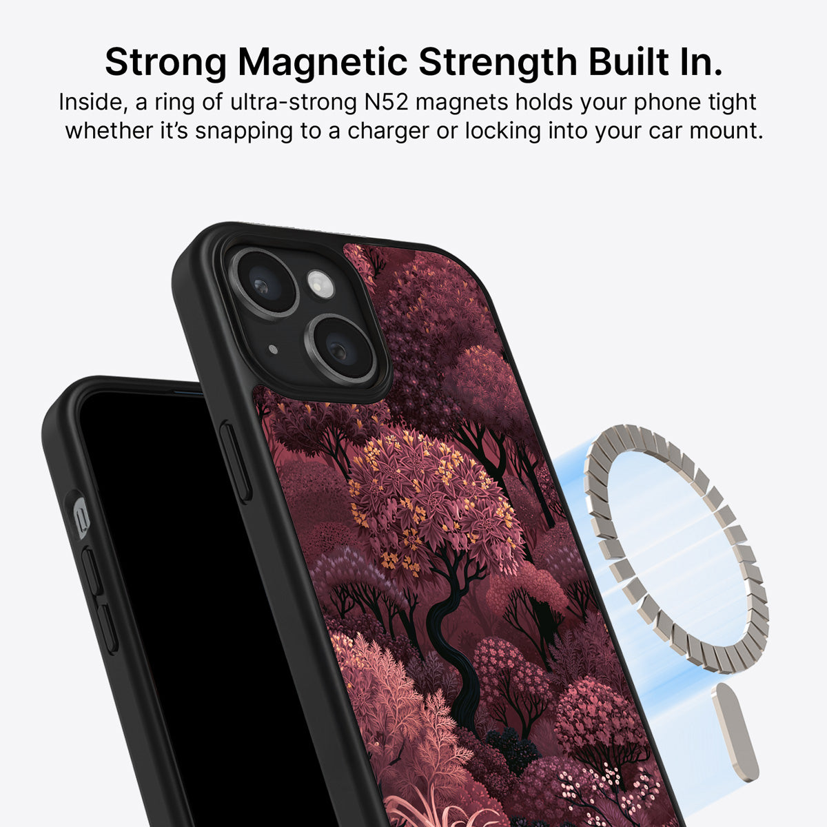 iPhone 14 Plus MagSafe case – Velvet Reverie design