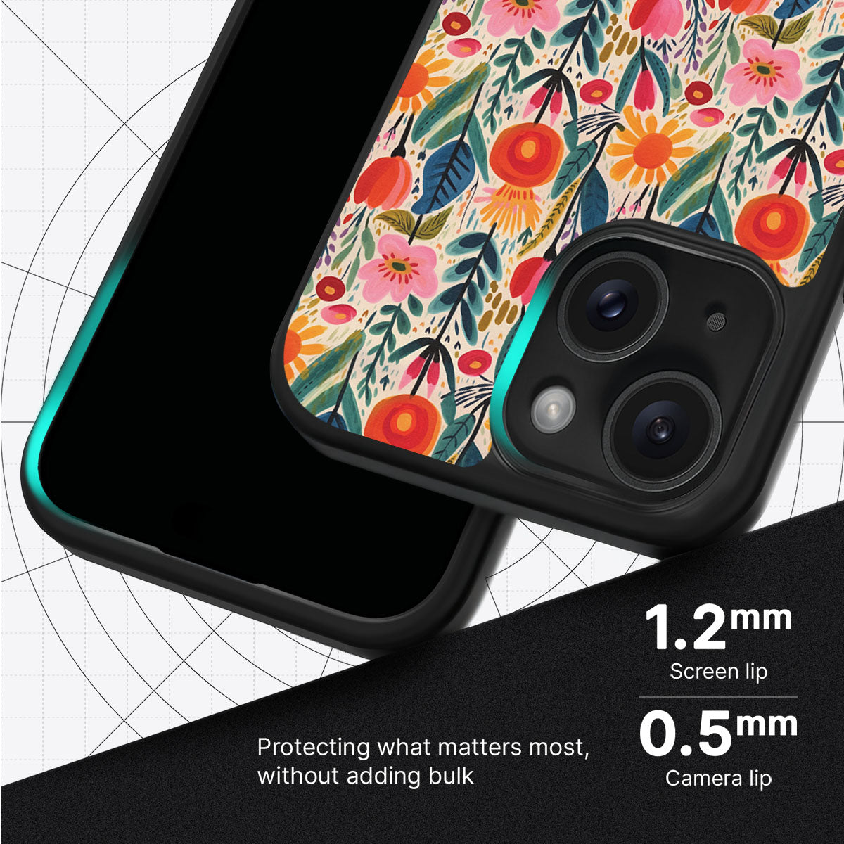 Wild Blossoms - iPhone 14 Plus Case #case type_core (magsafe), #case type_core (non magsafe)