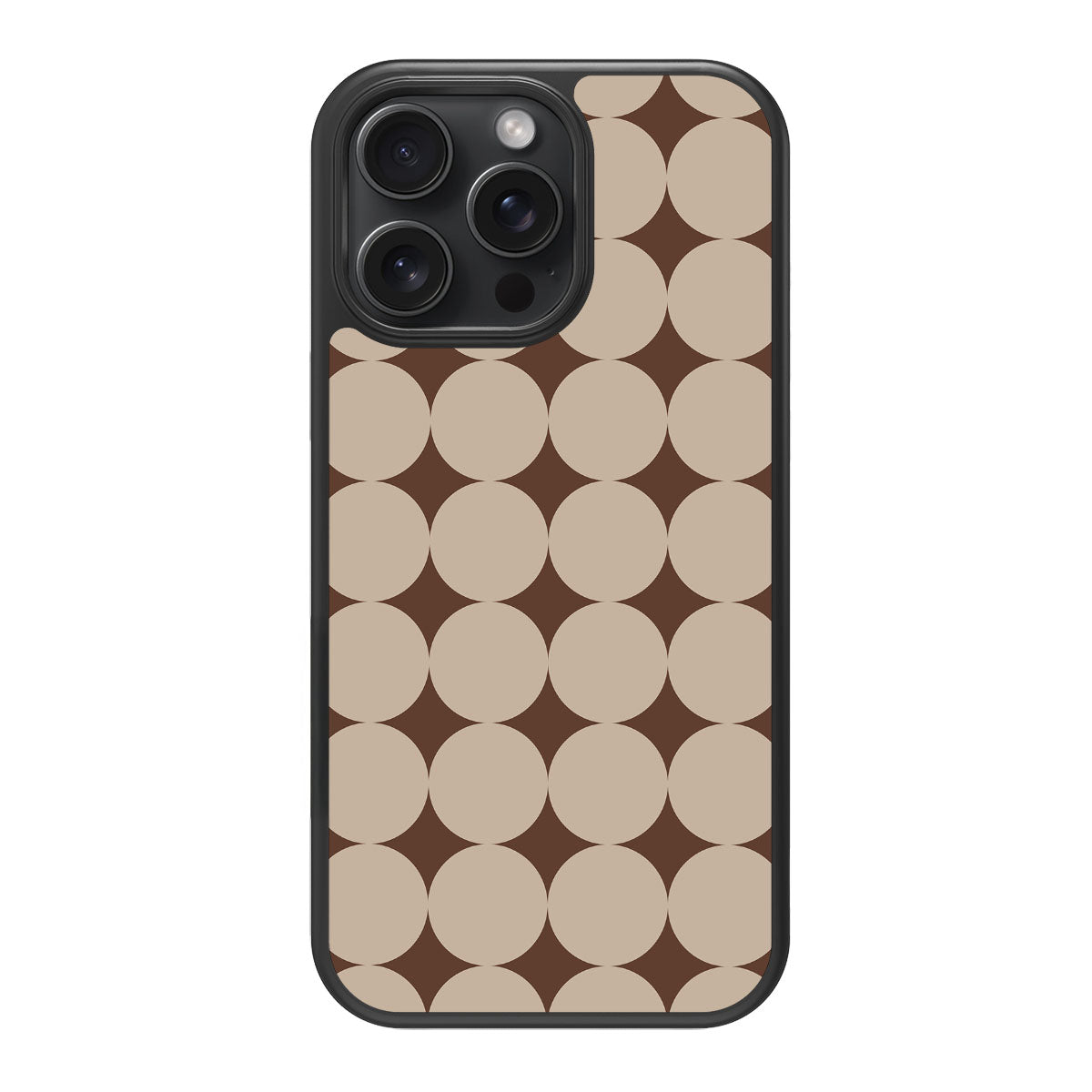 Caffe Latte design back view – iPhone 14 Pro case