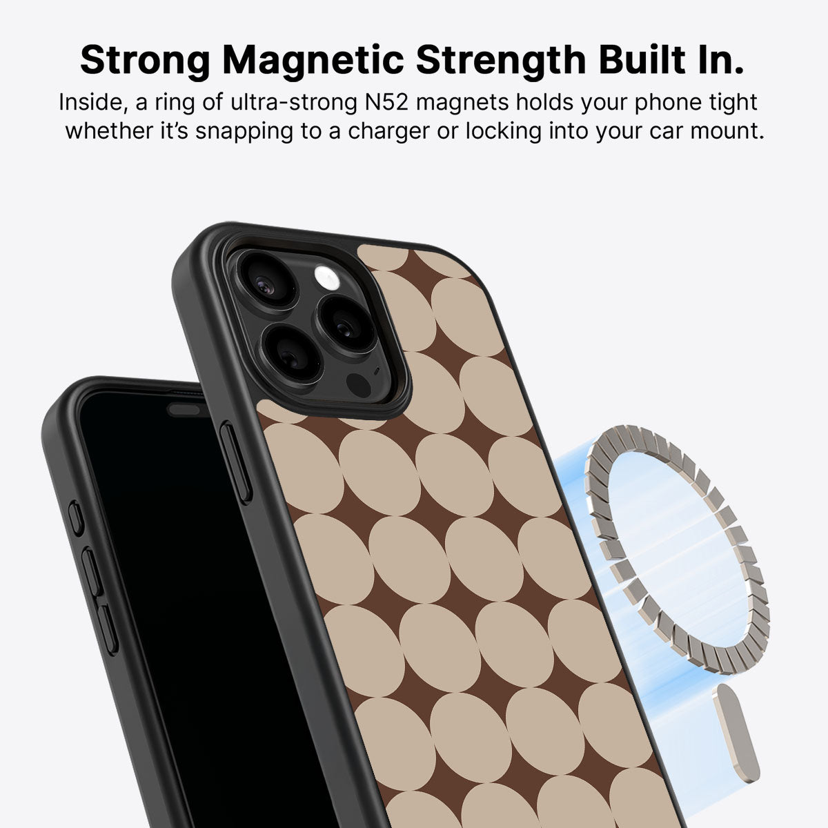 iPhone 14 Pro MagSafe case – Caffe Latte design