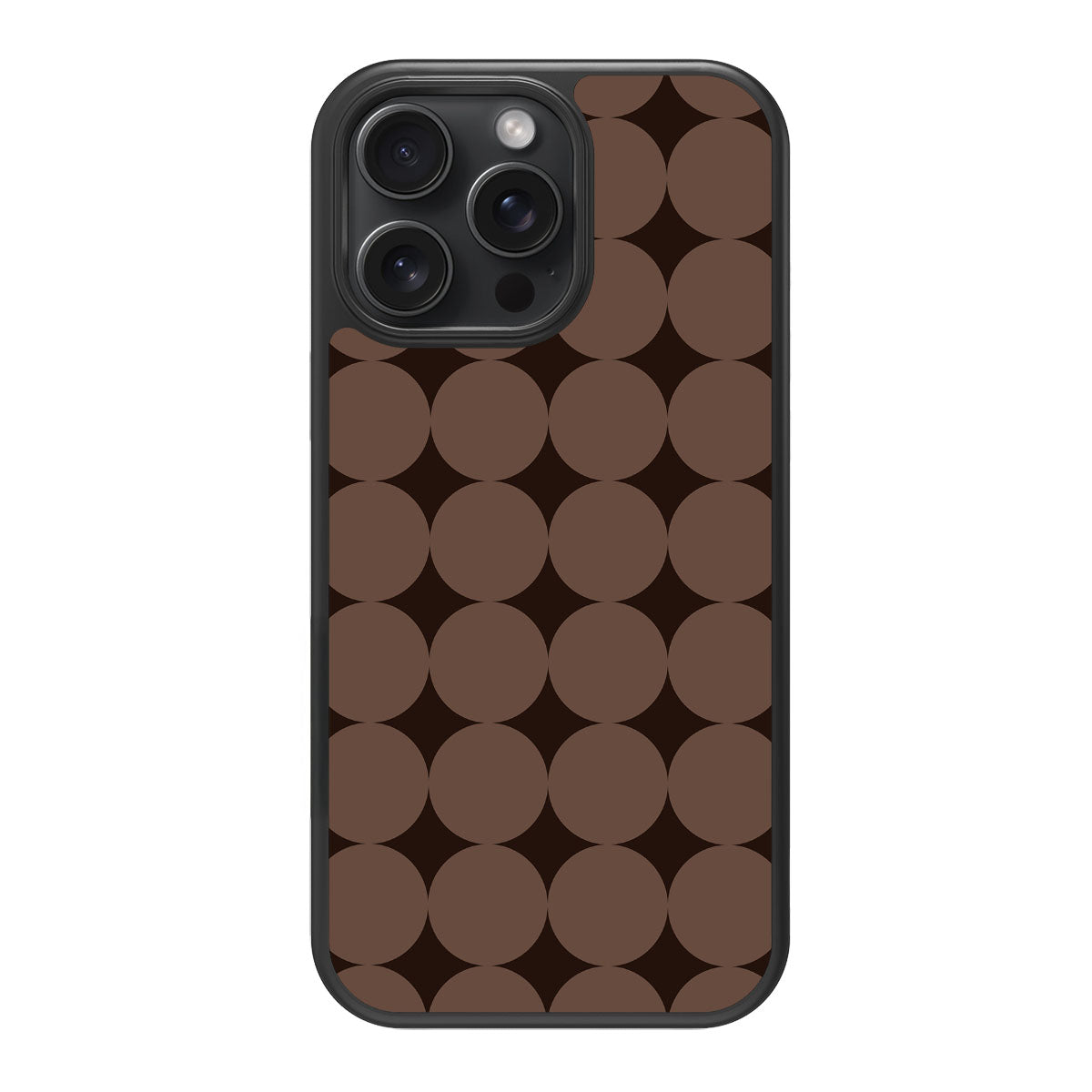 Choco Buttons design back view – iPhone 14 Pro case
