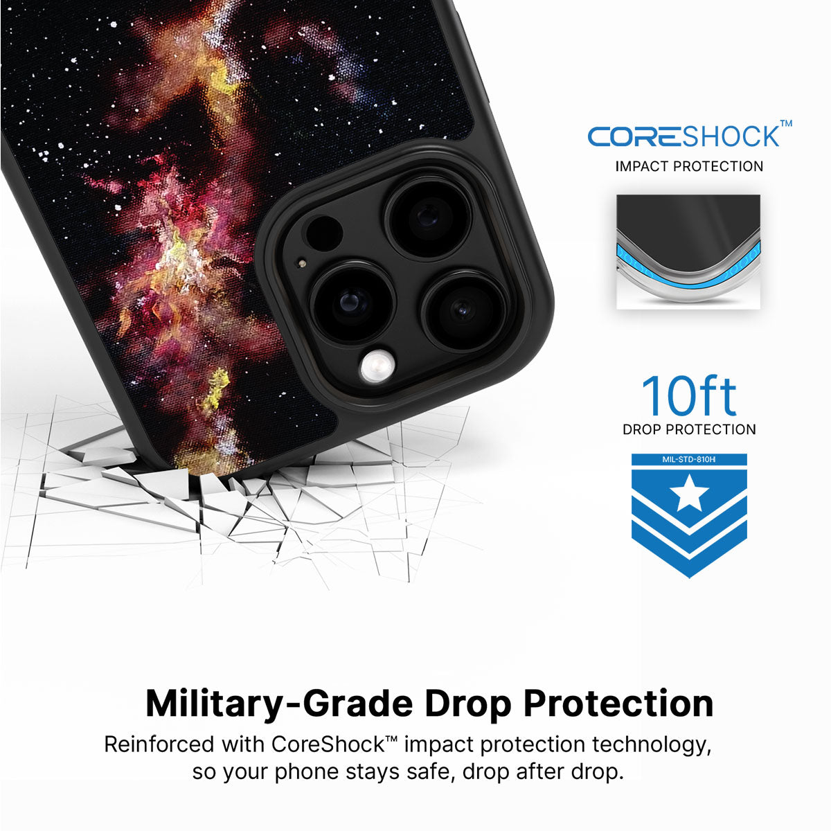 Cosmic Flare - iPhone 14 Pro Case #case type_core (magsafe), #case type_core (non magsafe)