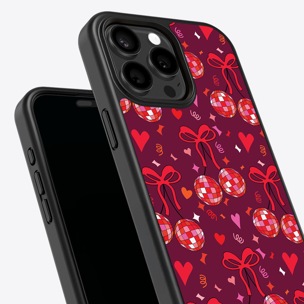 Disco Cherries - iPhone 14 Pro Case #case type_core (non magsafe)