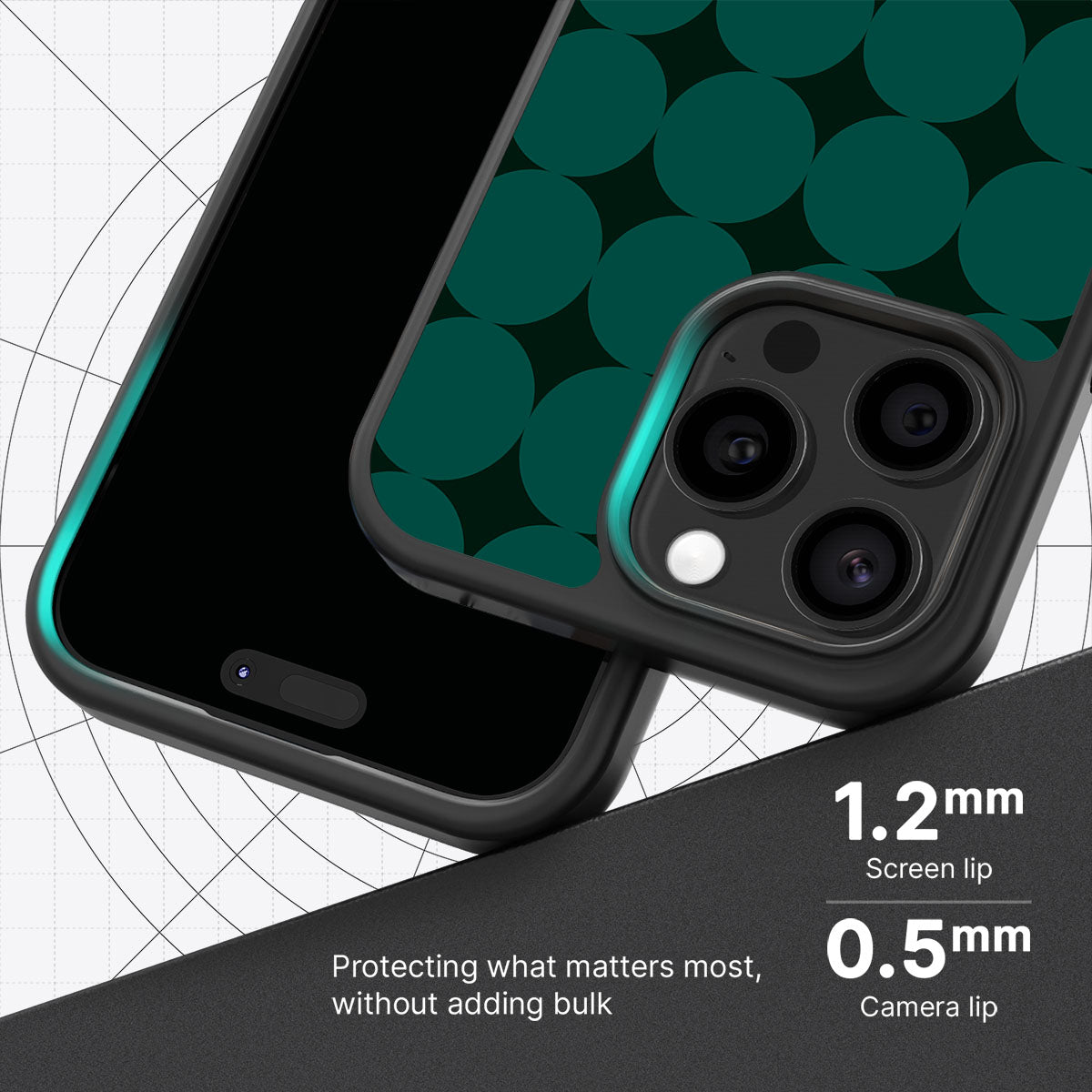 Emerald Bed slim iPhone 14 Pro phone case