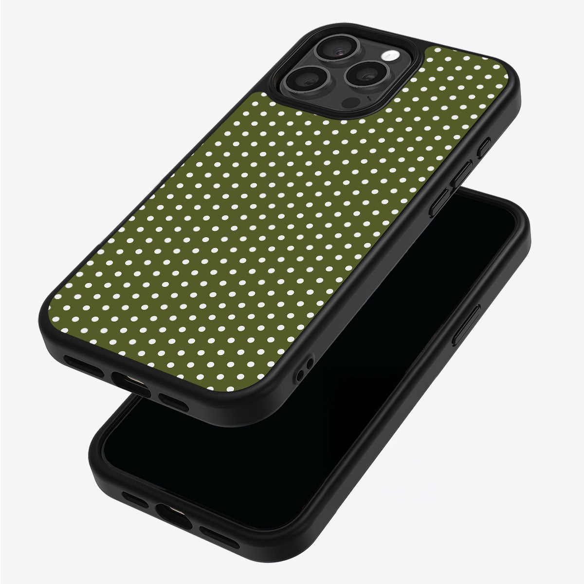 Forest Mesh iPhone 14 Pro case – back and side view