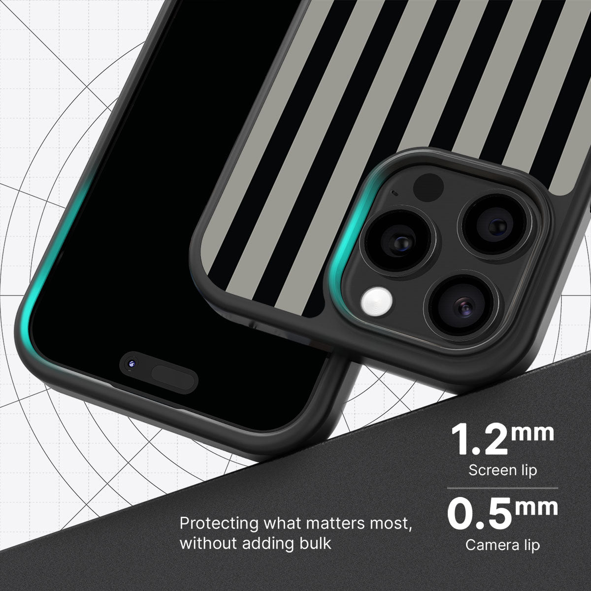 Gray Zone - iPhone 14 Pro Case #case type_core (magsafe), #case type_core (non magsafe)