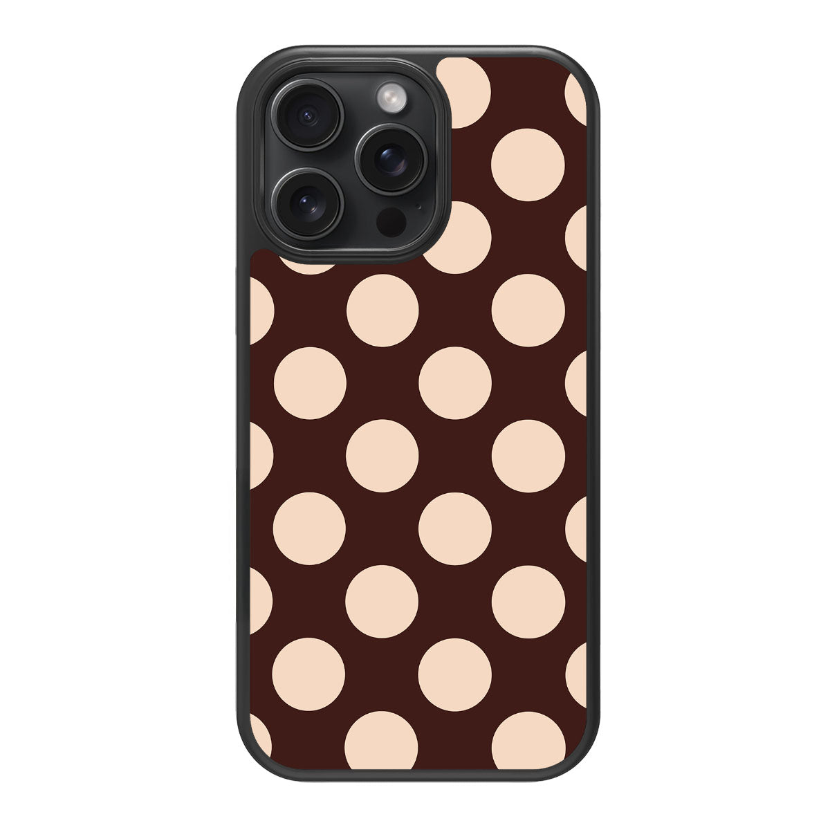 Hazelnut Spread design back view – iPhone 14 Pro case