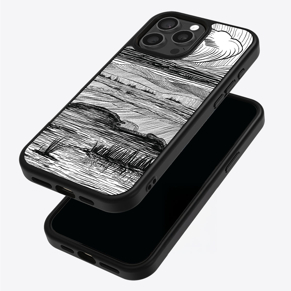 Linear Landscape - iPhone 14 Pro Case #case type_core (magsafe), #case type_core (non magsafe)