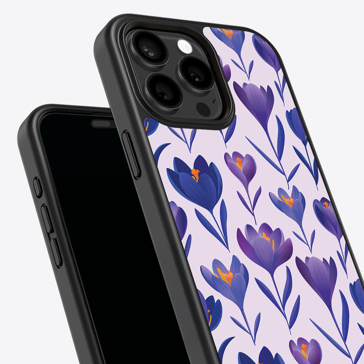 Midnight Crocus - iPhone 14 Pro Case #case type_core (non magsafe)