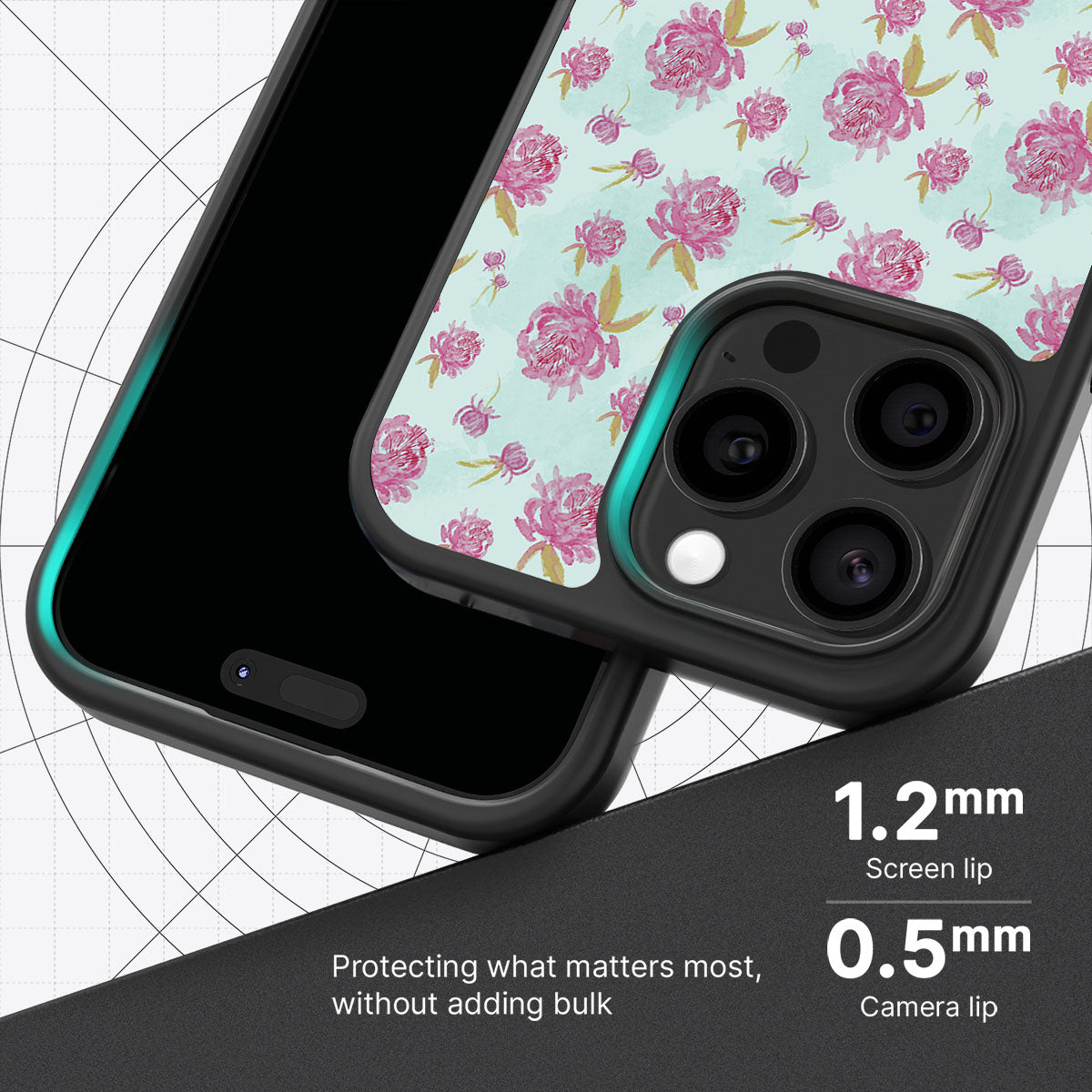 Rose Showers - iPhone 14 Pro Case #case type_core (magsafe), #case type_core (non magsafe)