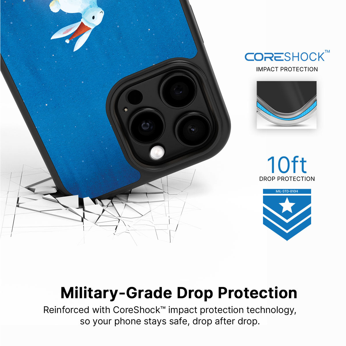 Santa Bunny - iPhone 14 Pro Case #case type_core (magsafe), #case type_core (non magsafe)