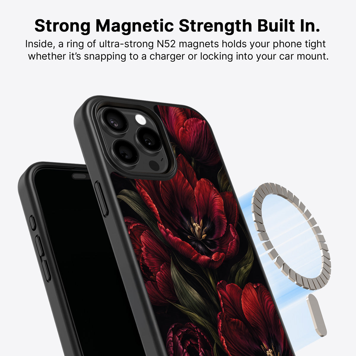 iPhone 14 Pro MagSafe case – Scarlet Hour design