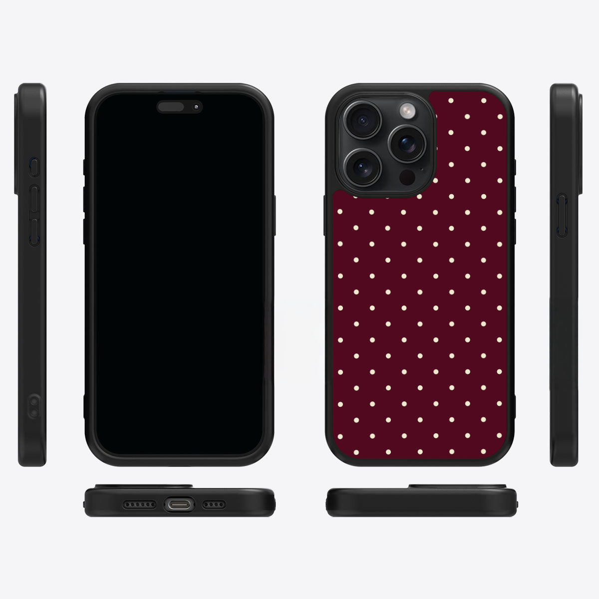 Burgundy Bloom - iPhone 14 Pro Max Case #case type_core (magsafe), #case type_core (non magsafe)