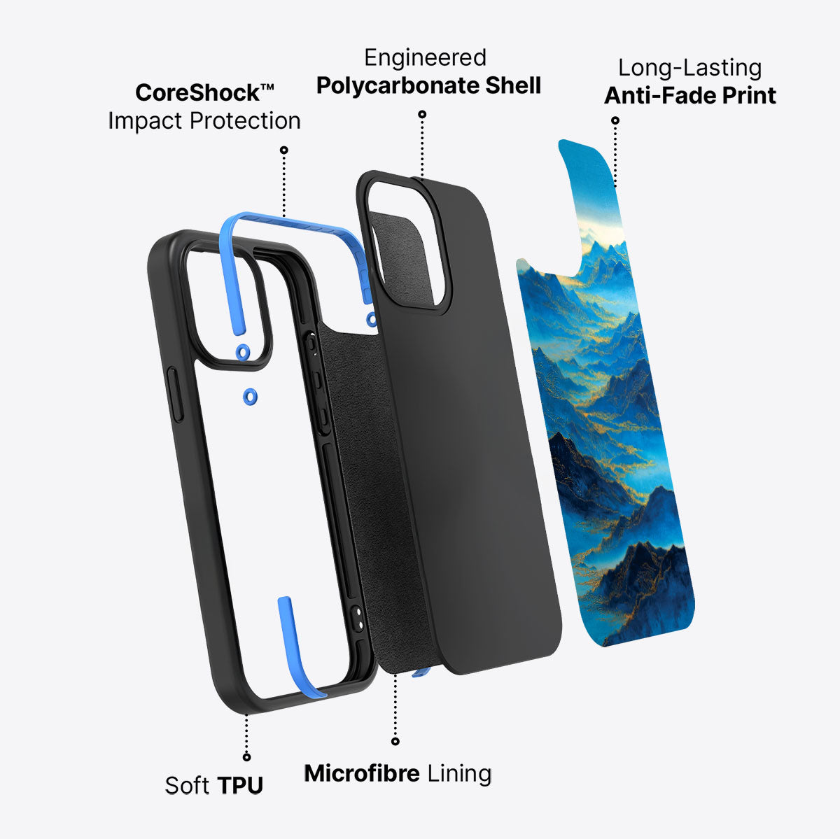 Ethereal Dawn - iPhone 14 Pro Max Case #case type_core (non magsafe)