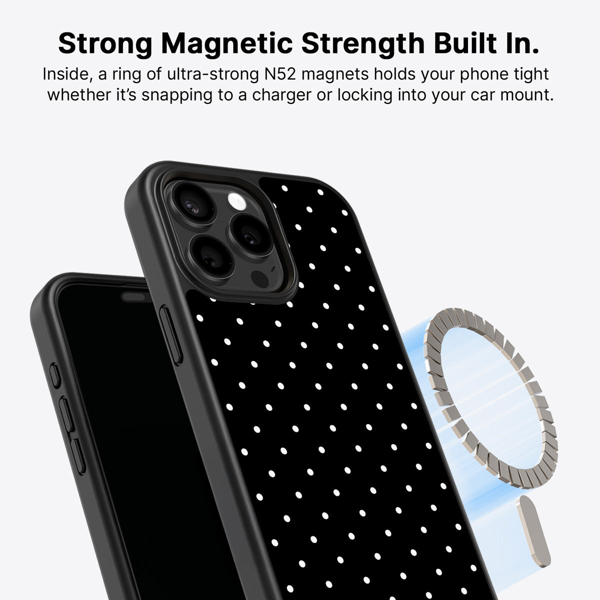 iPhone 14 Pro Max MagSafe case – Midnight Confetti design