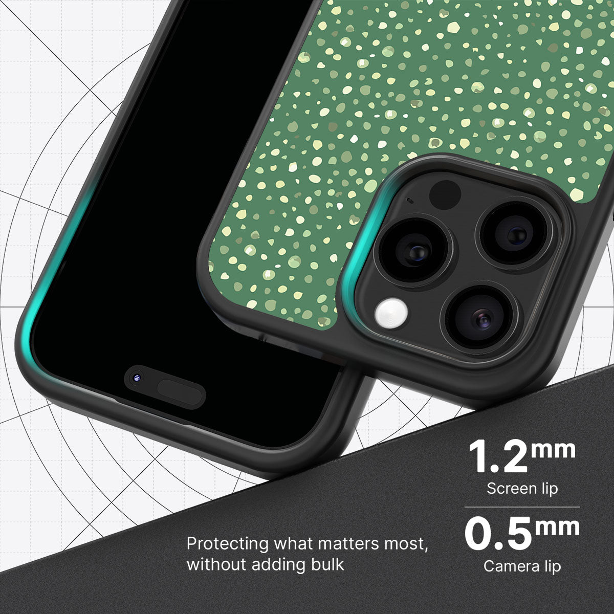 Moss Mosaic - iPhone 14 Pro Max Case #case type_core (magsafe), #case type_core (non magsafe)