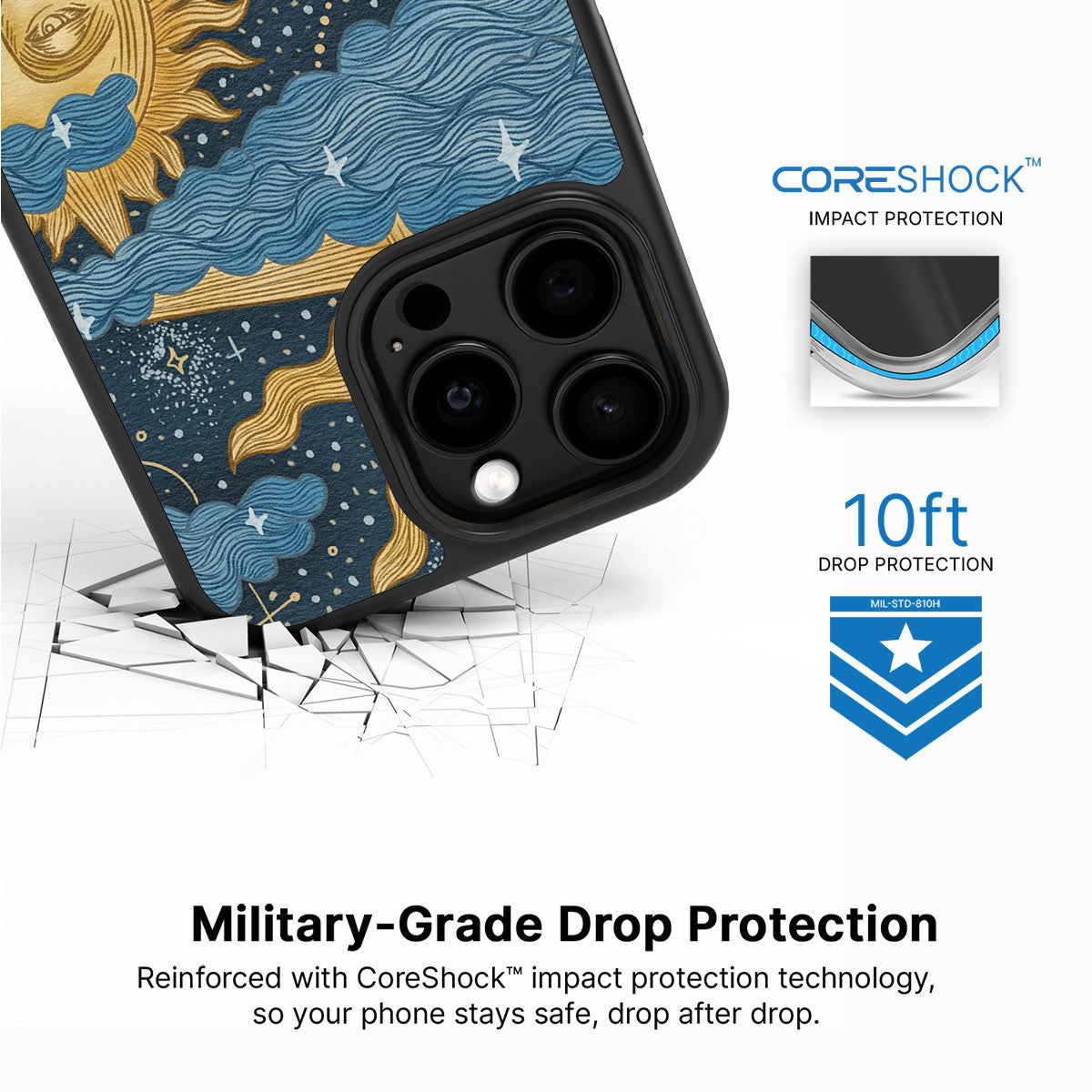 Solar Play iPhone 14 Pro Max case with drop protection