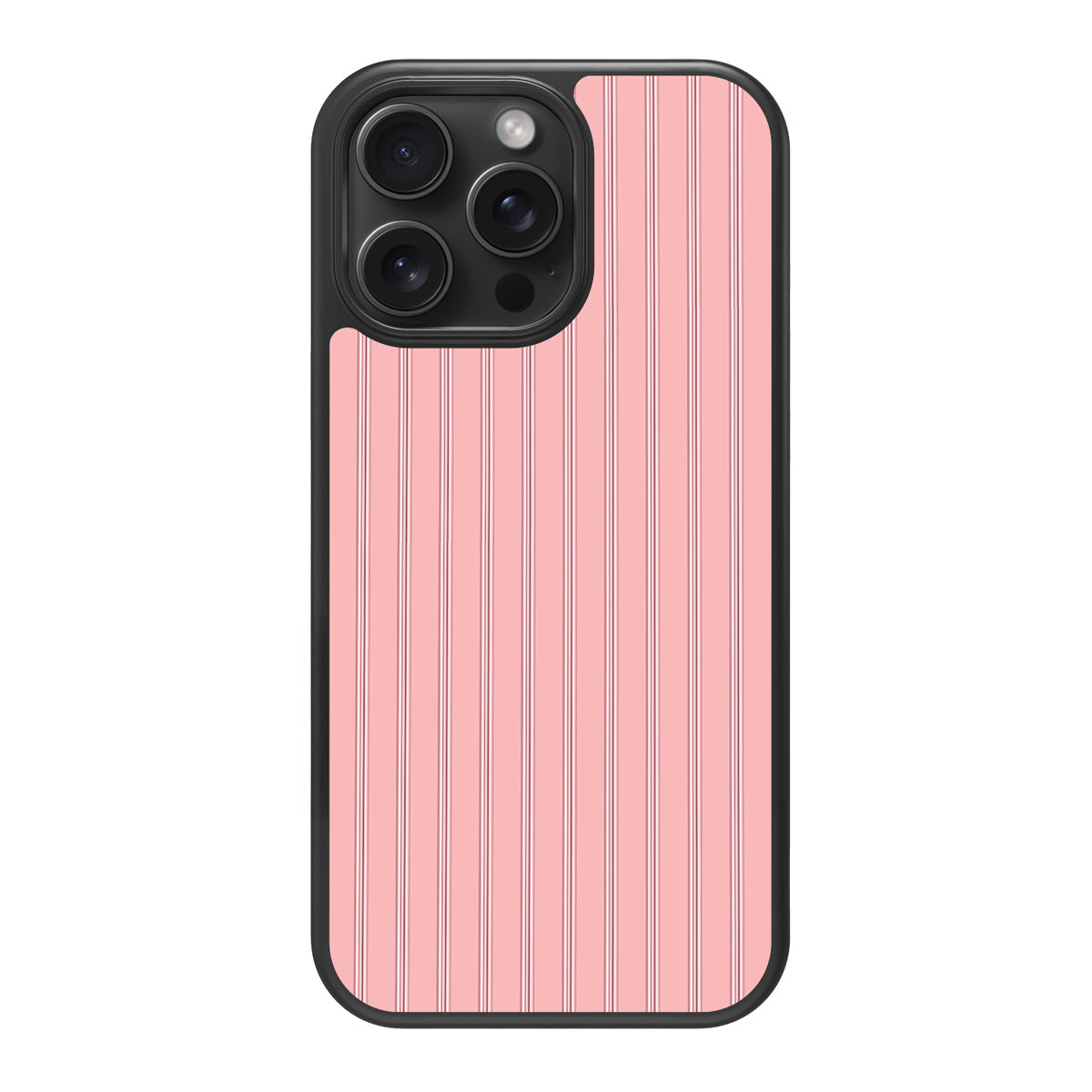 Sorbet Pinstripe design back view – iPhone 14 Pro Max case