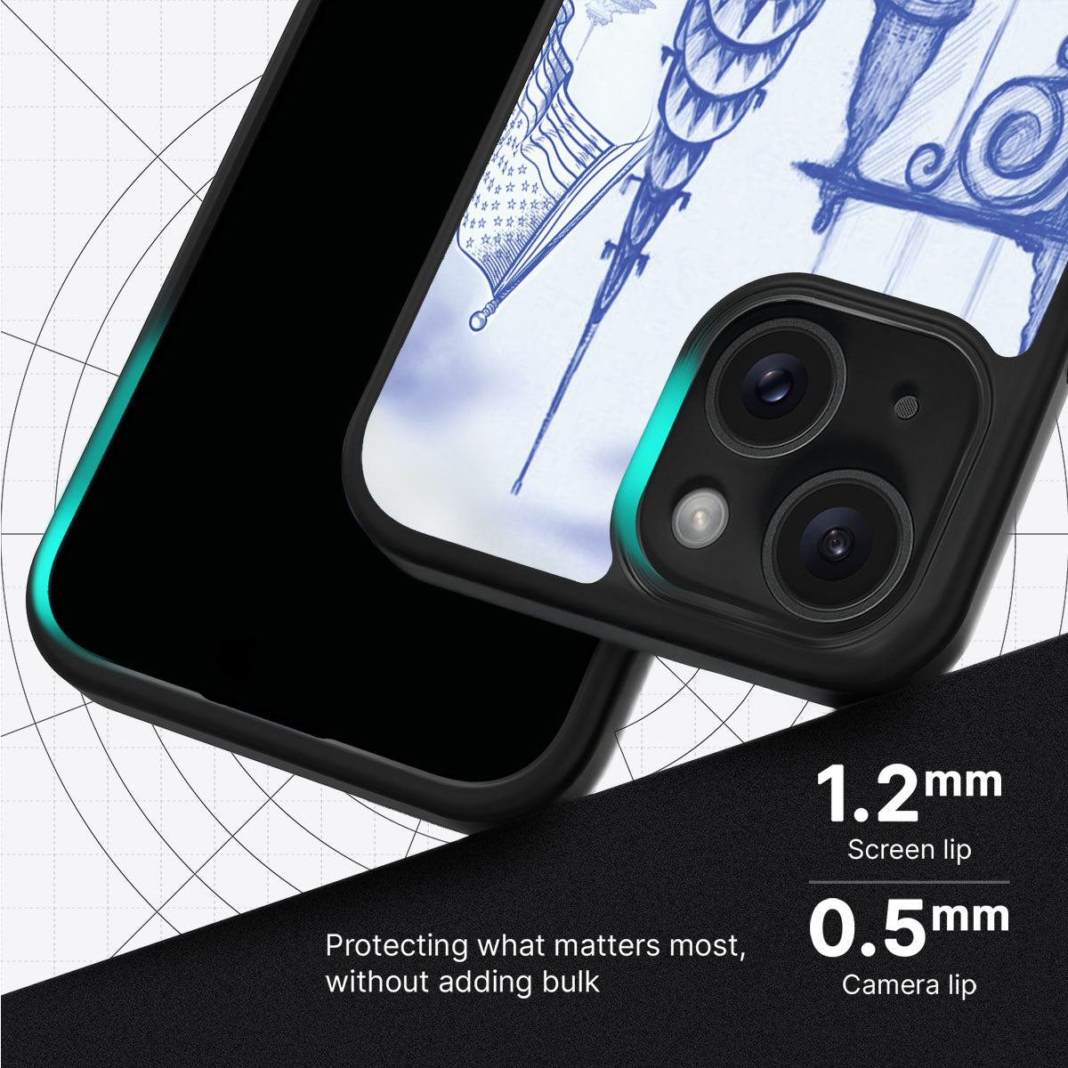 American Dream - iPhone 15 Case #case type_core (magsafe), #case type_core (non magsafe)