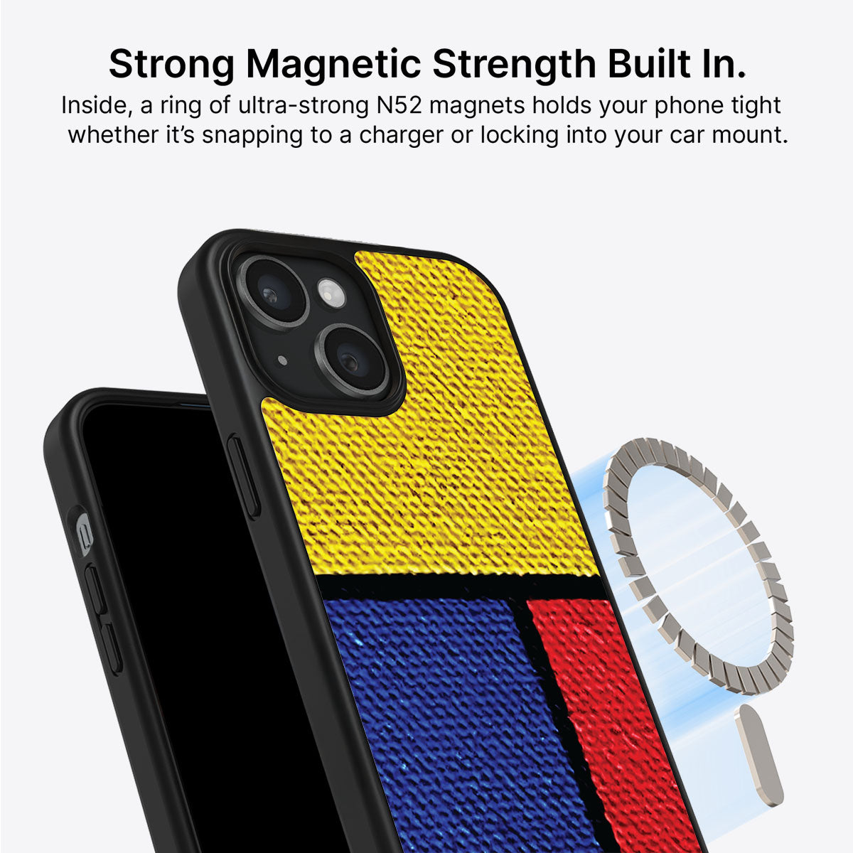 Bauhaus Blocks - iPhone 15 Case #case type_core (magsafe)