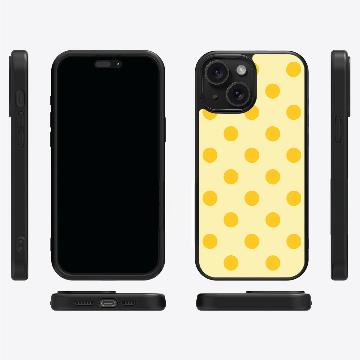 Bitter Lemoande iPhone 15 case cover – multi-angle view