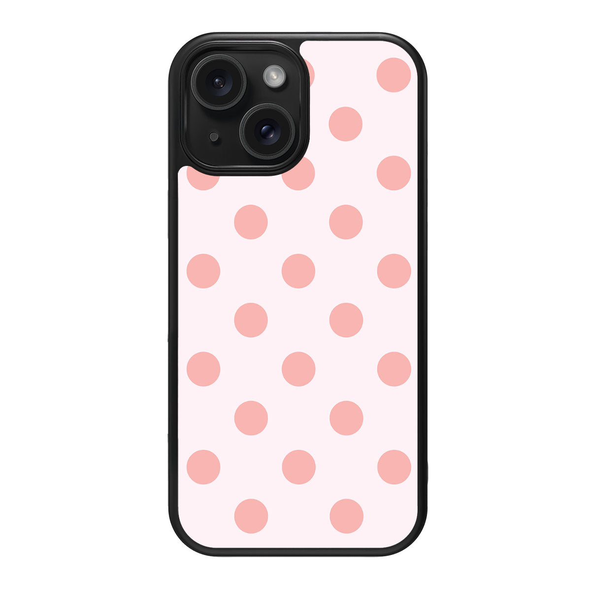 Blush Pearl design back view – iPhone 15 case