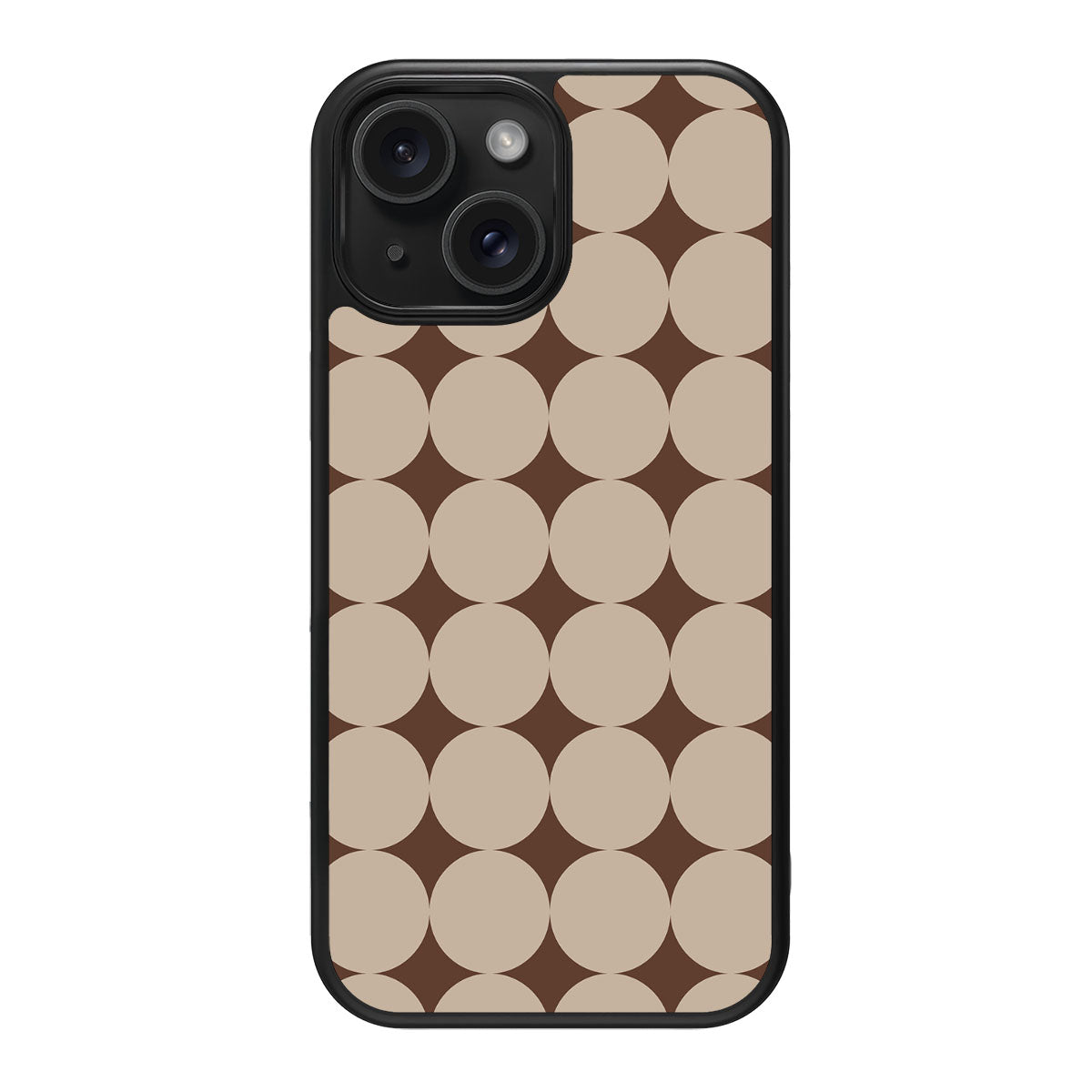 Caffe Latte design back view – iPhone 15 case