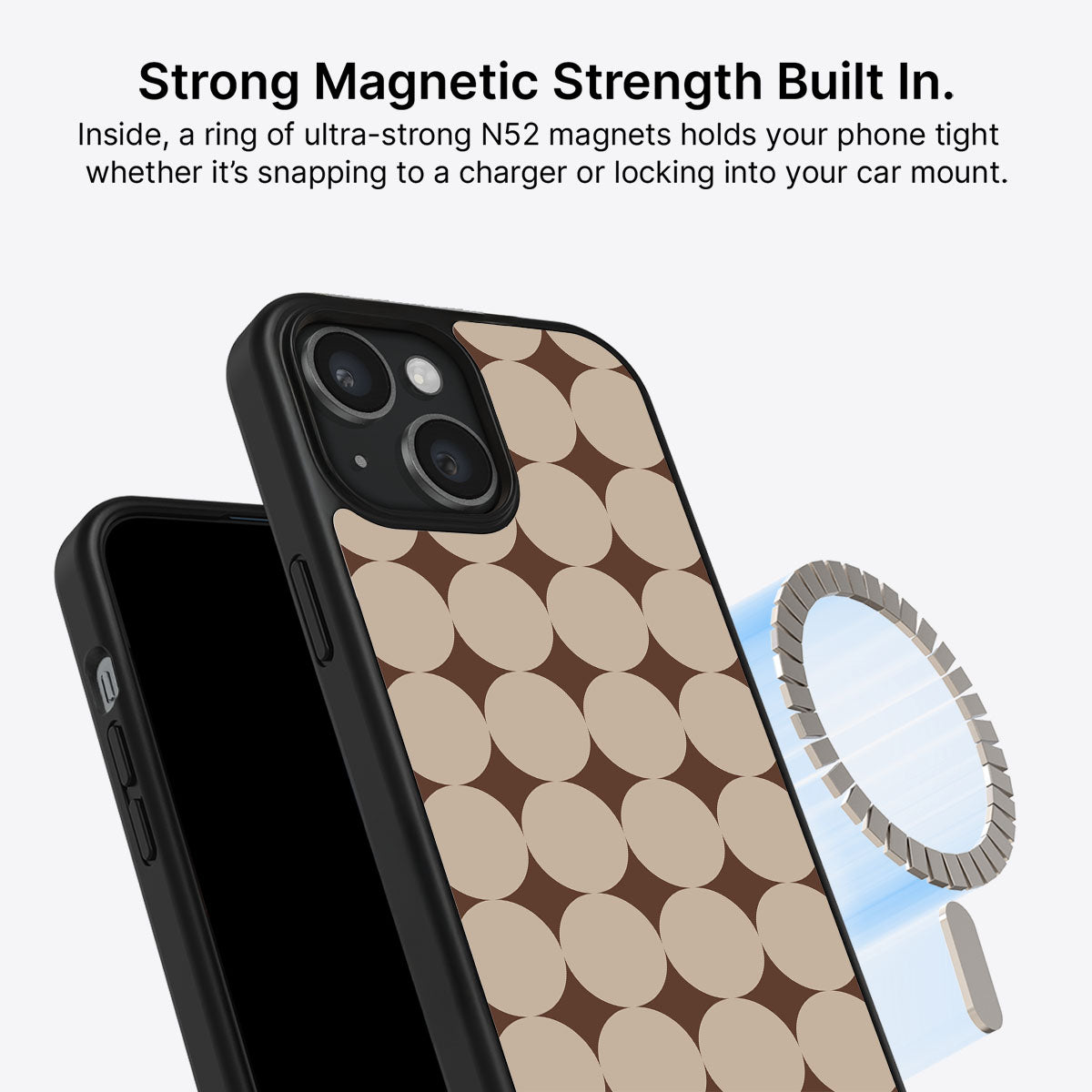 iPhone 15 MagSafe case – Caffe Latte design