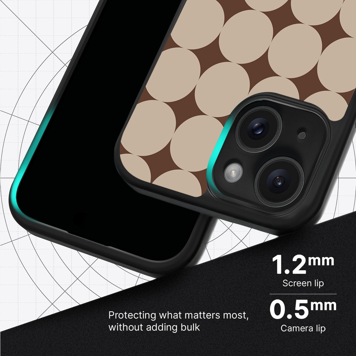 Caffe Latte slim iPhone 15 phone case