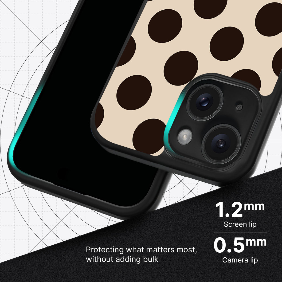 Desert Beetles slim iPhone 15 phone case