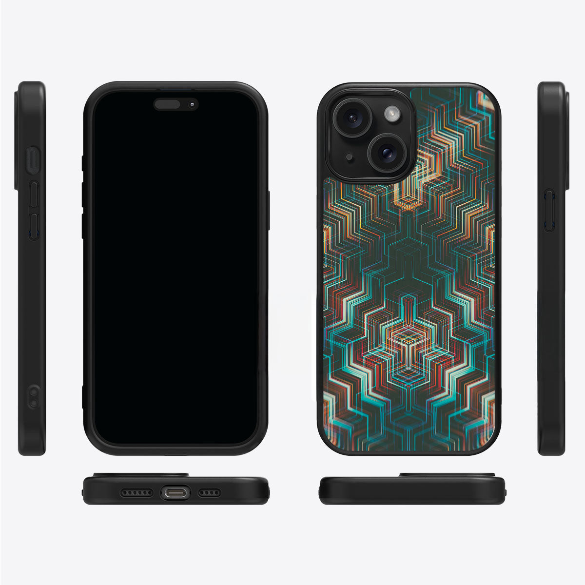 Digital Veins - iPhone 15 Case #case type_core (magsafe), #case type_core (non magsafe)