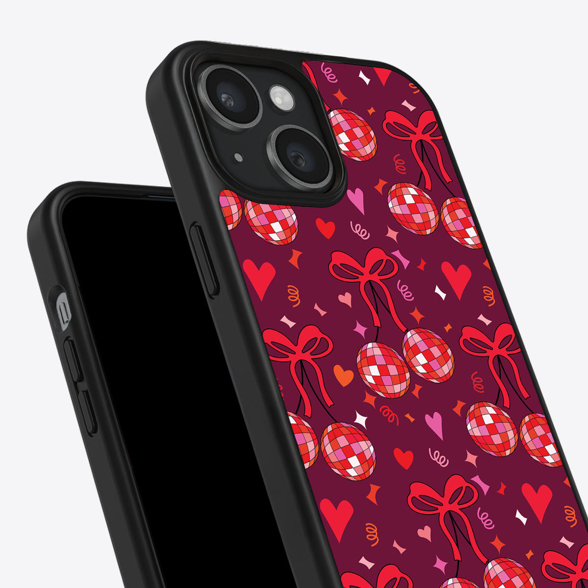 Disco Cherries - iPhone 15 Case #case type_core (non magsafe)