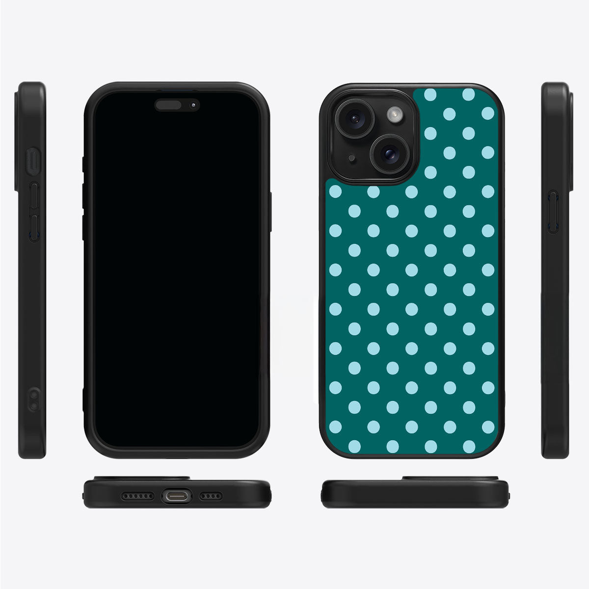 Diving Deep iPhone 15 case cover – multi-angle view
