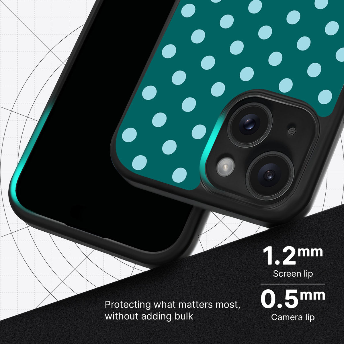 Diving Deep slim iPhone 15 phone case