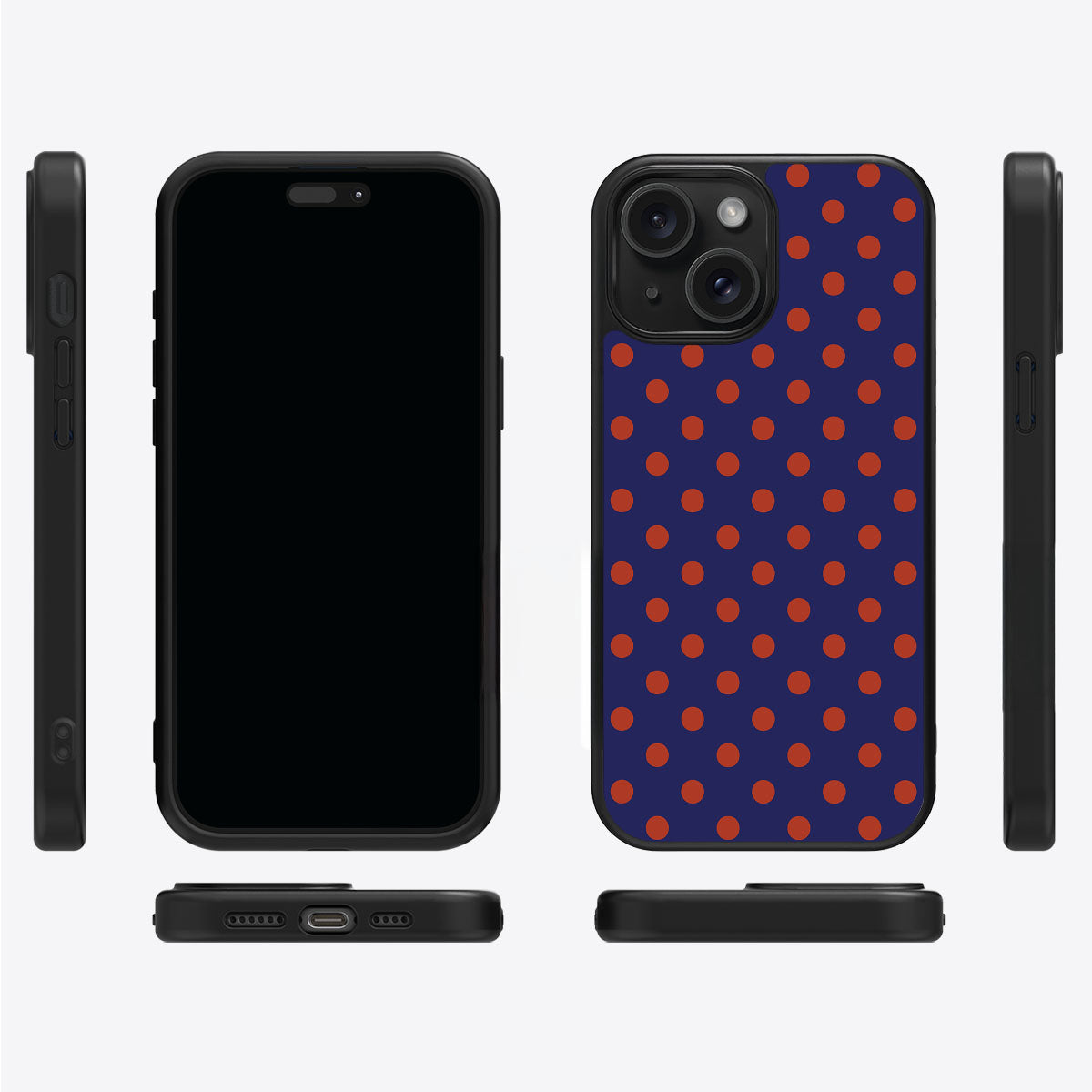 Fiery Instinct iPhone 15 case cover – multi-angle view