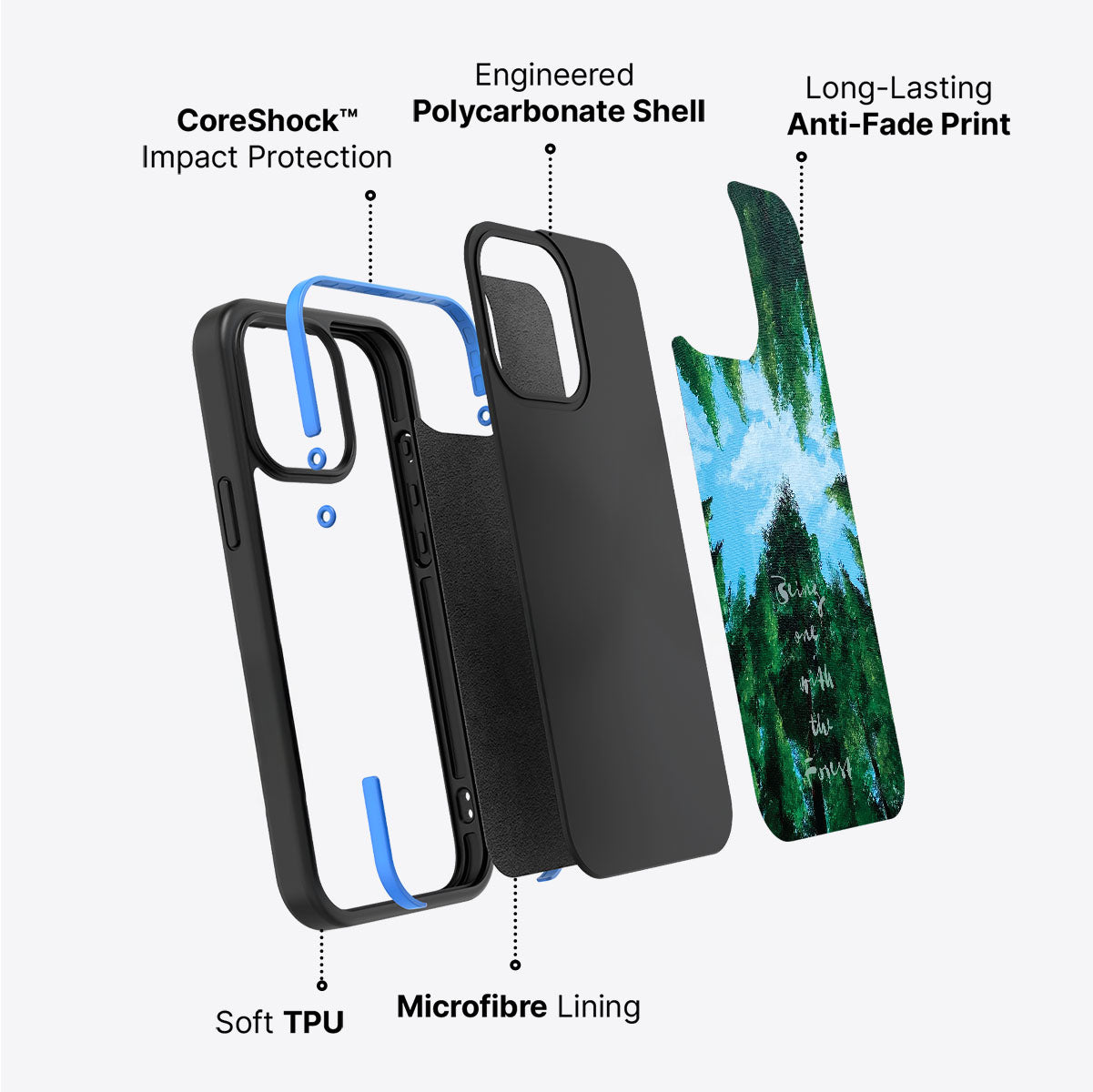 Forest Bathing - iPhone 15 Case #case type_core (non magsafe)