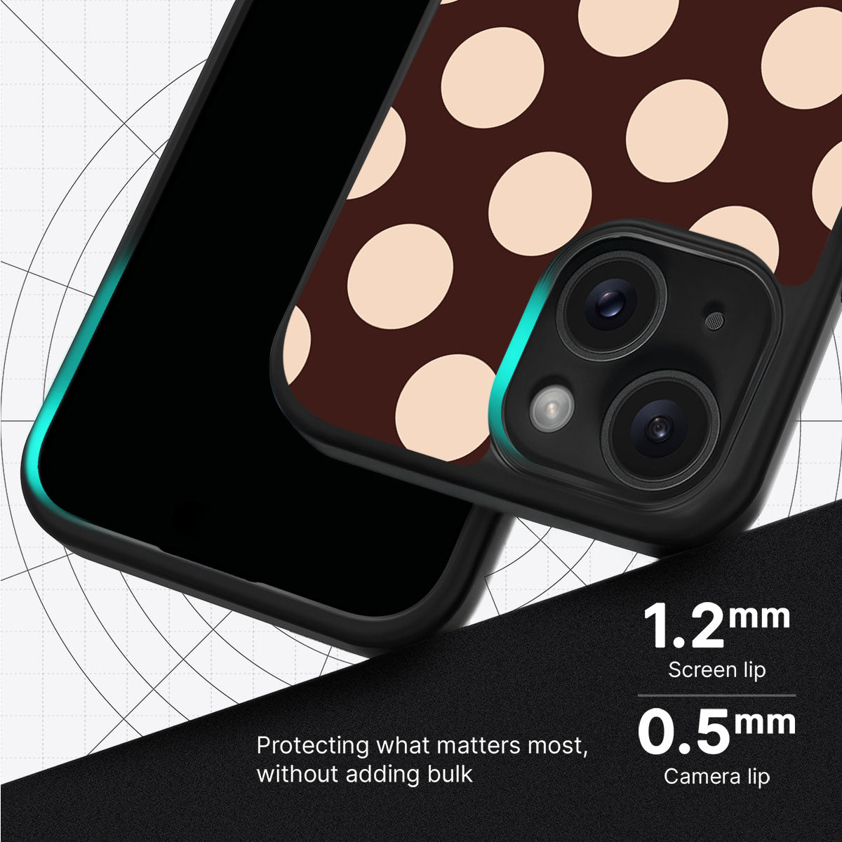 Hazelnut Spread slim iPhone 15 phone case