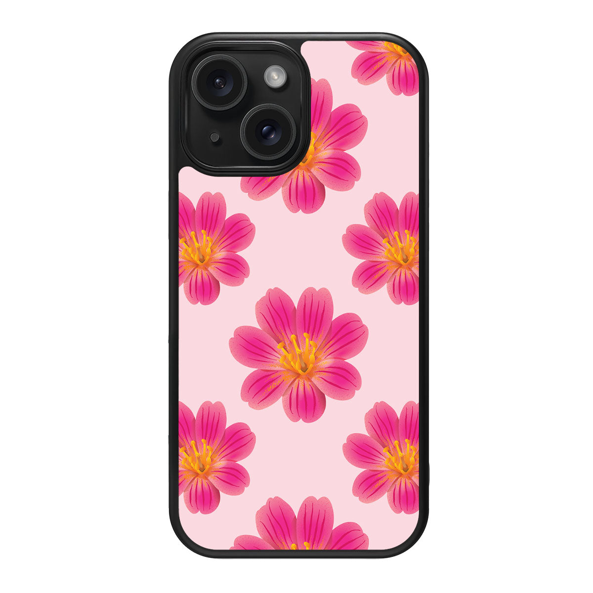 Lewisia Cotyledon - iPhone 15 Case #case type_core (magsafe), #case type_core (non magsafe)
