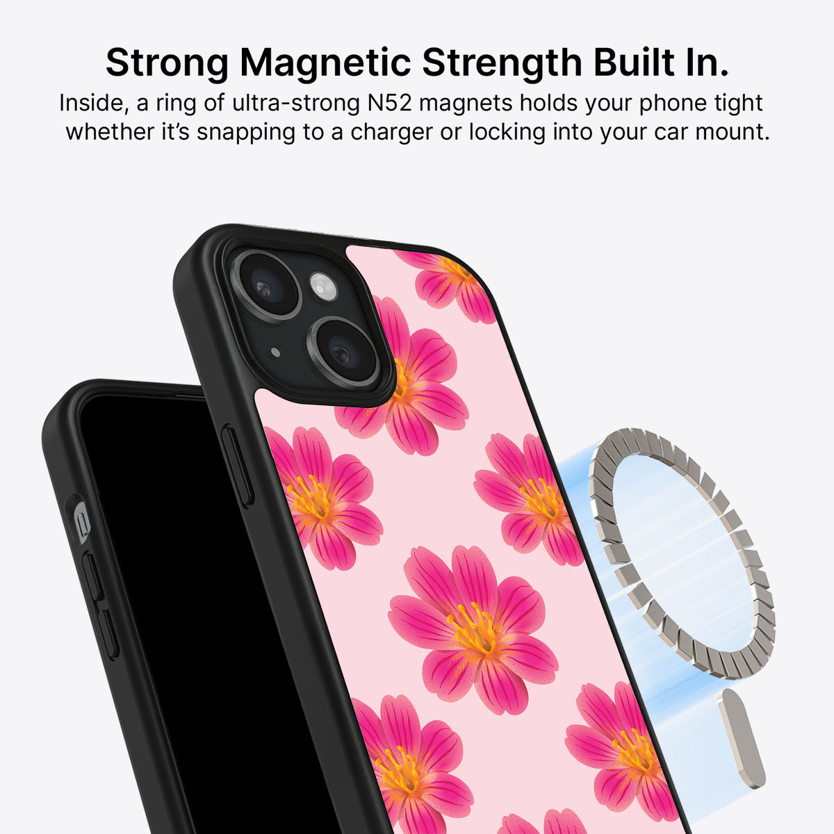 Lewisia Cotyledon - iPhone 15 Case #case type_core (magsafe)