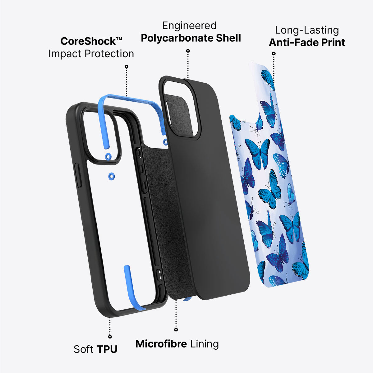 Magic Butterflies - iPhone 15 Case