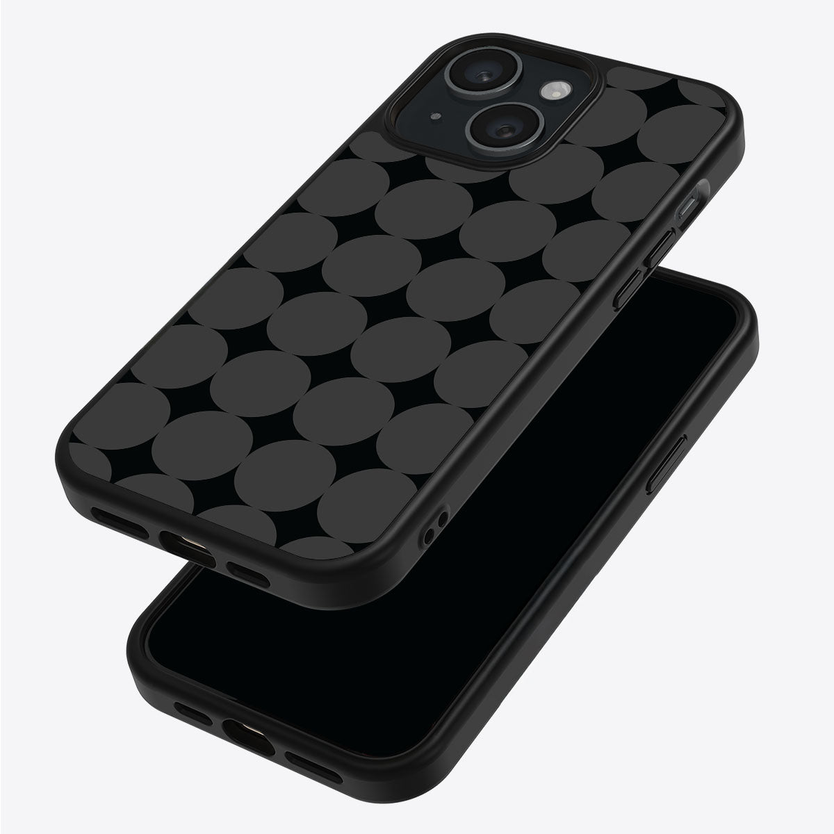 Night Eclipse iPhone 15 case – back and side view