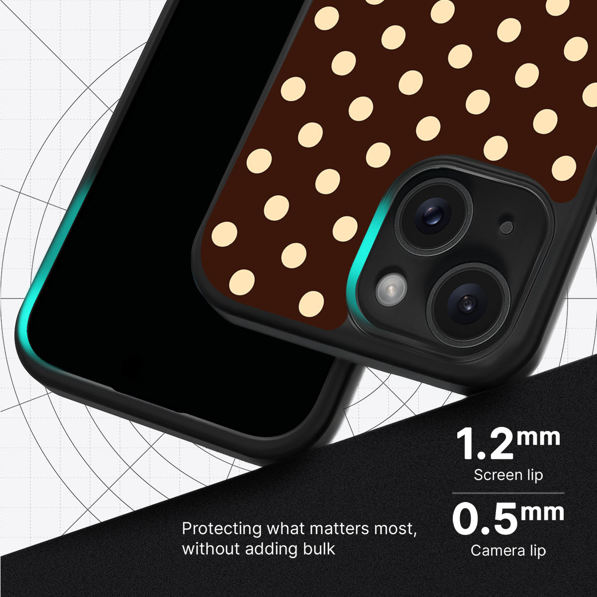 Nutty Choco slim iPhone 15 phone case