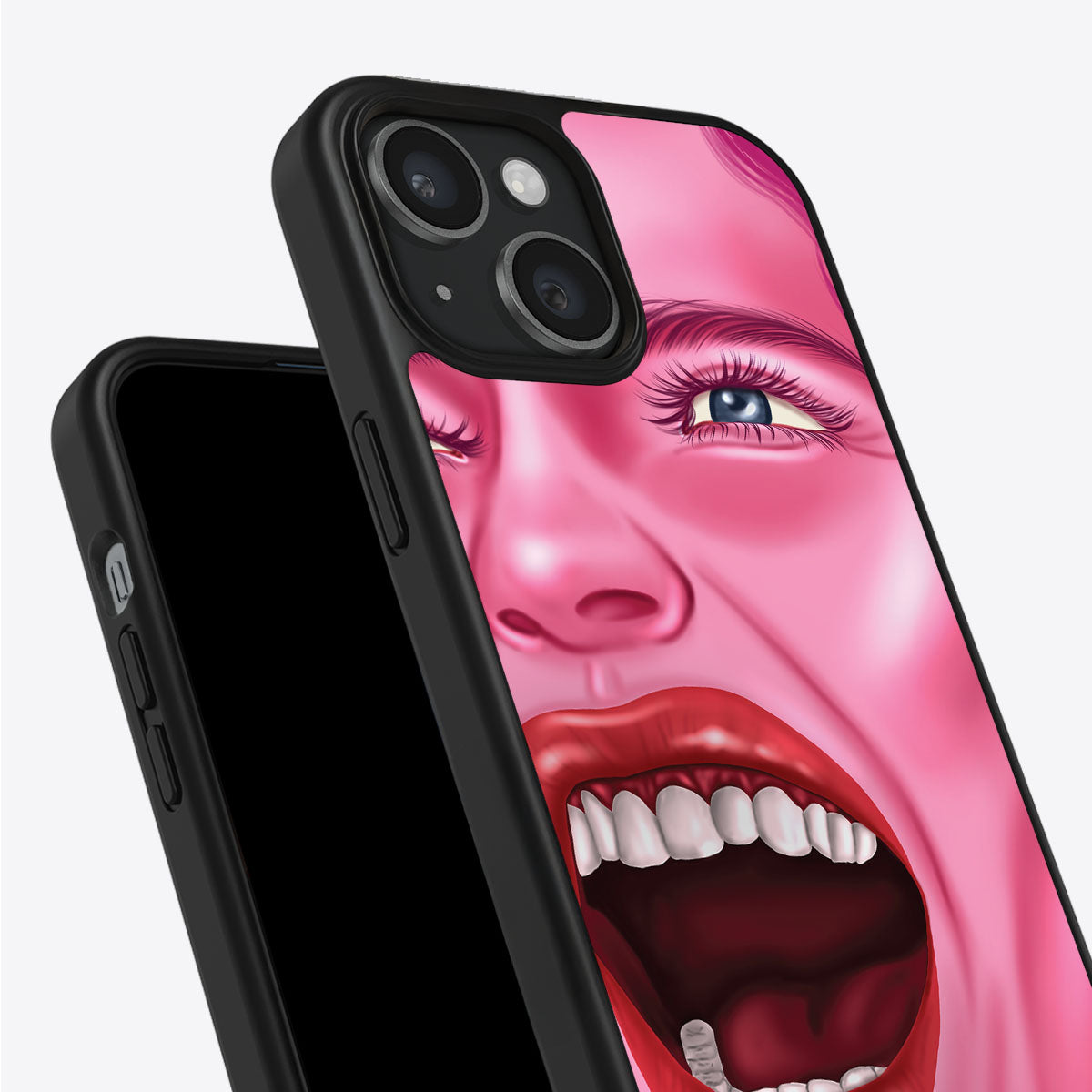 Pink Rage - iPhone 15 Case #case type_core (non magsafe)