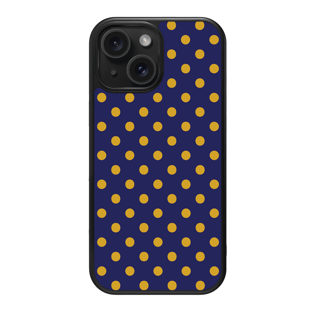 Retro Gold design back view – iPhone 15 case