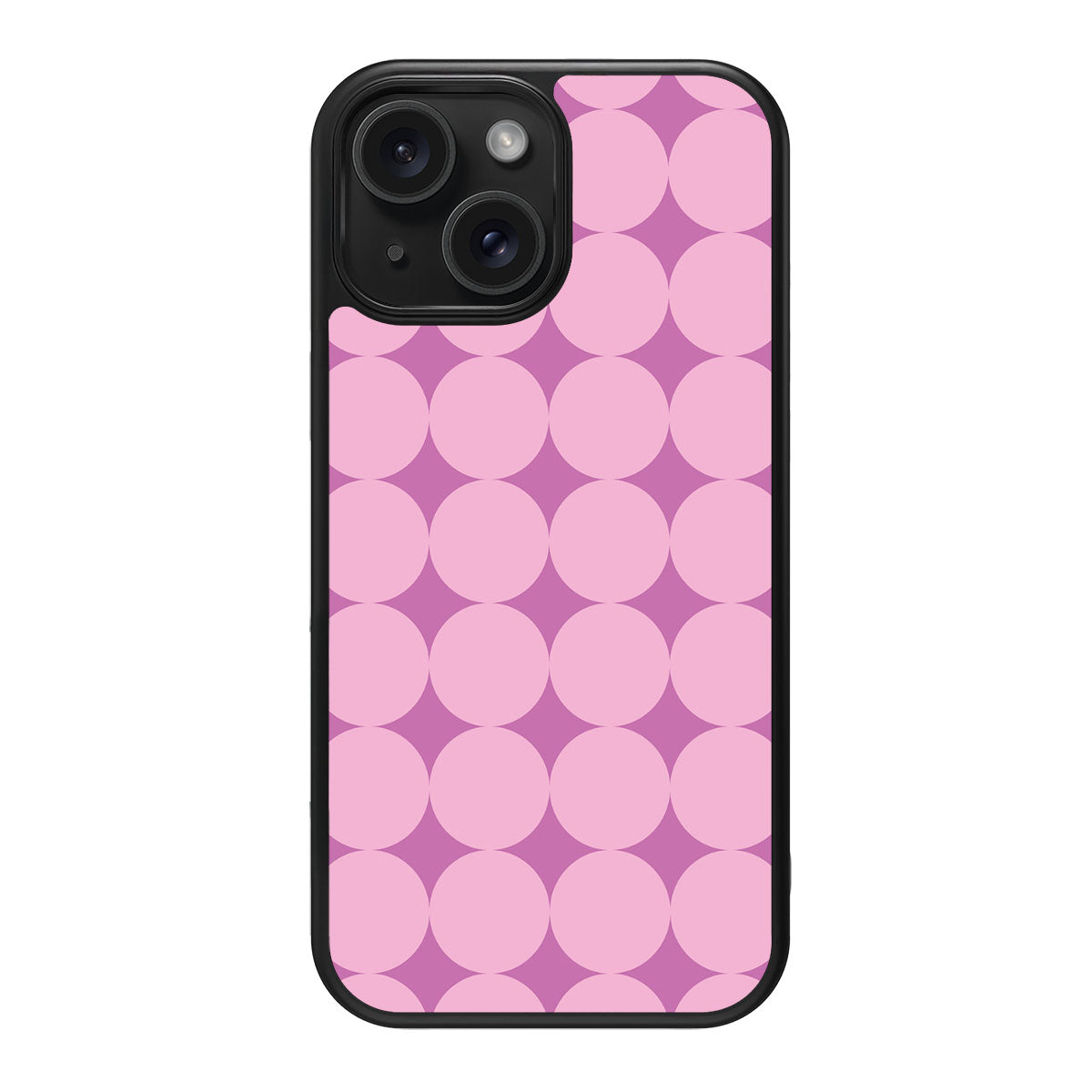 Rose Garden design back view – iPhone 15 case