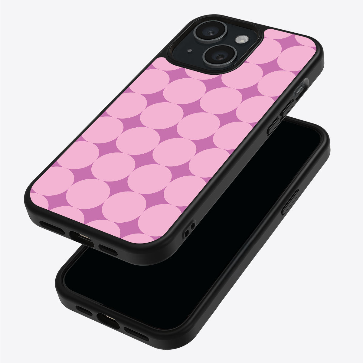 Rose Garden iPhone 15 case – back and side view