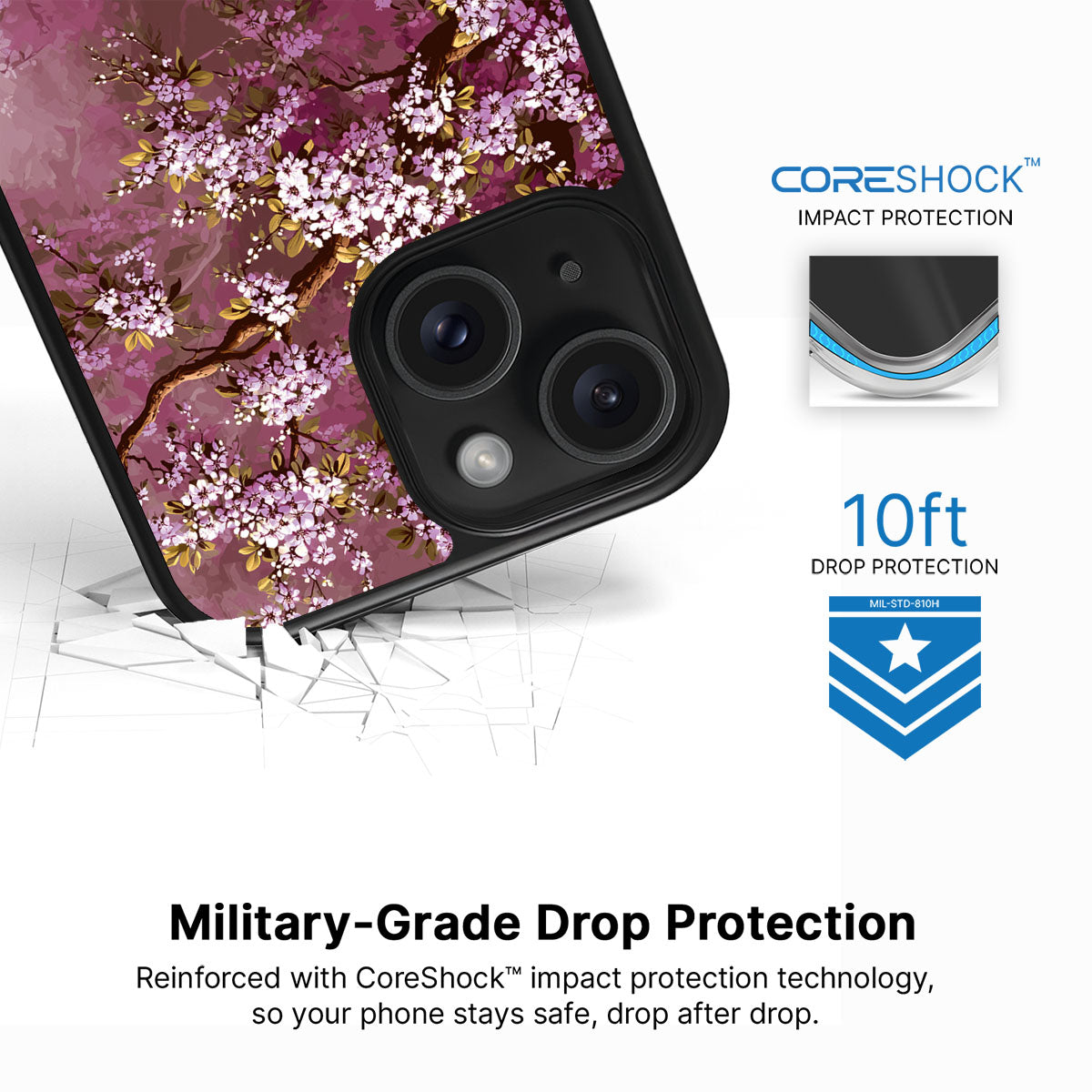 Rose Whisper - iPhone 15 Case #case type_core (magsafe), #case type_core (non magsafe)