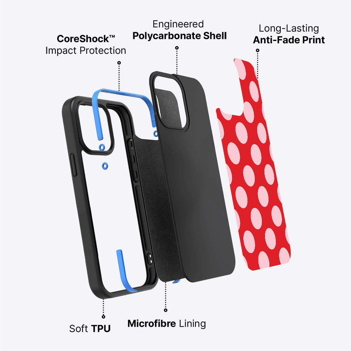 Rouge Blush - iPhone 15 Case #case type_core (non magsafe)